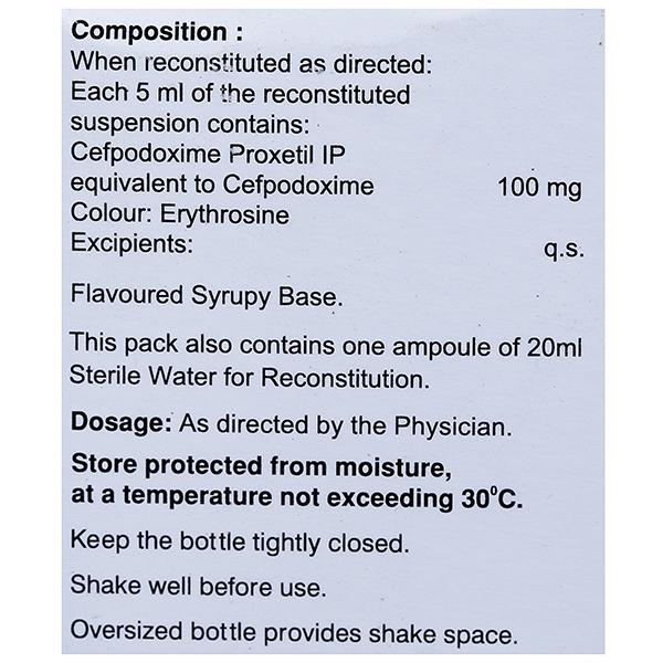 Monocef O 100 Powder for Oral Suspension