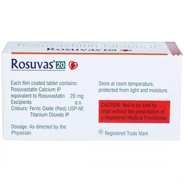 Rosuvas 20 Tablet