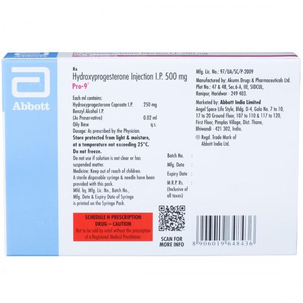 Pro 9 500mg Injection