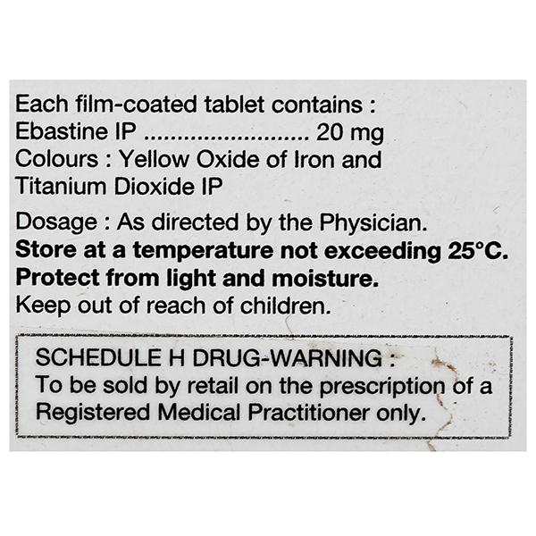 Ebasil 20 Tablet