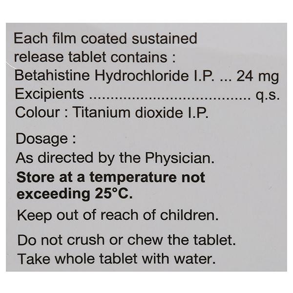 Vertin OD 24mg Tablet SR