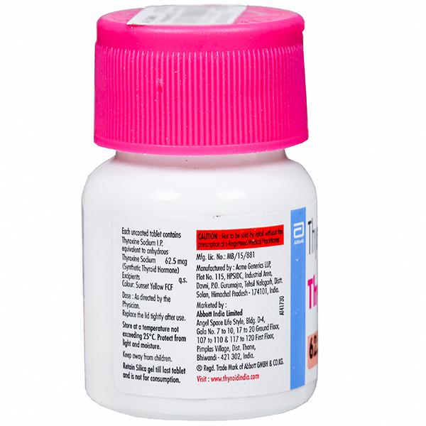Thyronorm 62.5mcg Tablet
