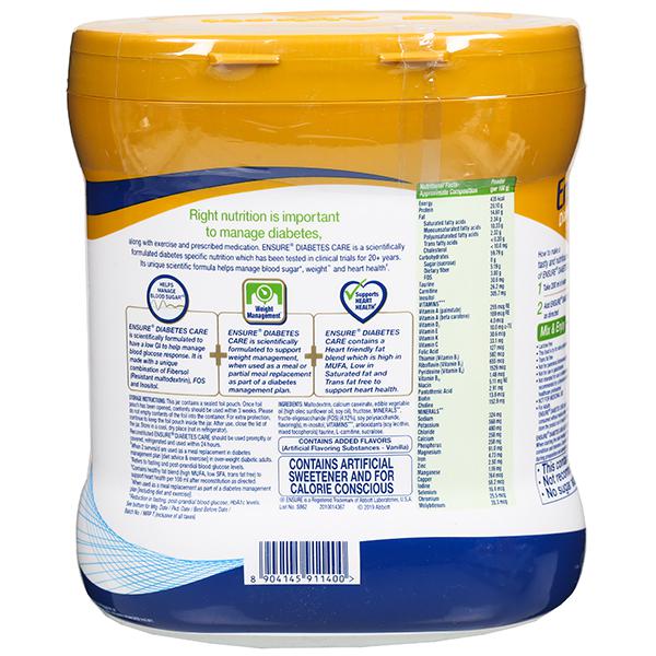 Ensure Diabetes Care Vanilla Delight Powder (400 Gm Jar)
