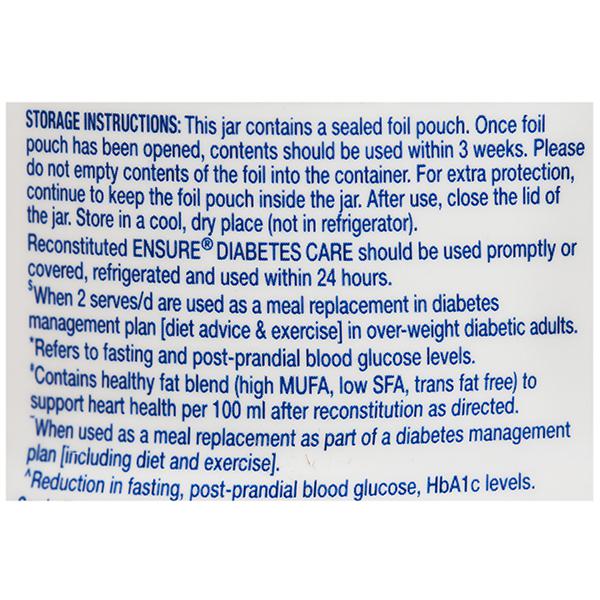 Ensure Diabetes Care Vanilla Delight Powder (400 Gm Jar)