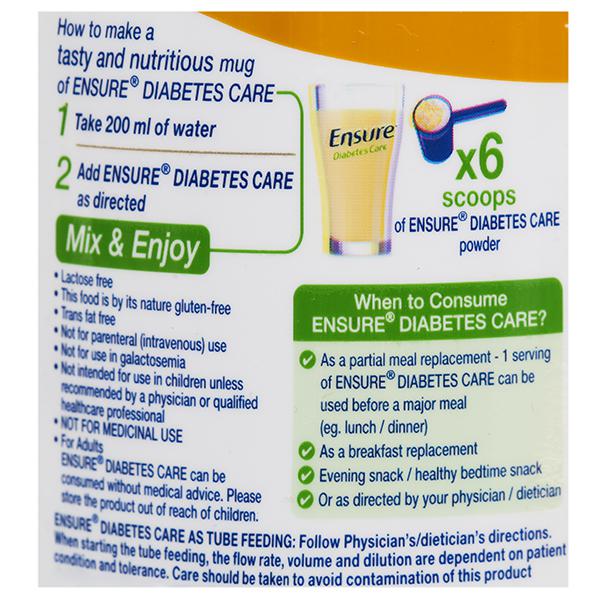 Ensure Diabetes Care Vanilla Delight Powder (400 Gm Jar)