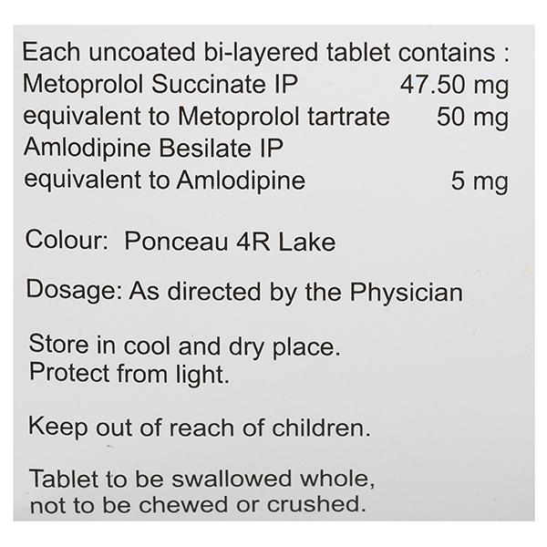 Amlovas XM 5/50 Tablet PR