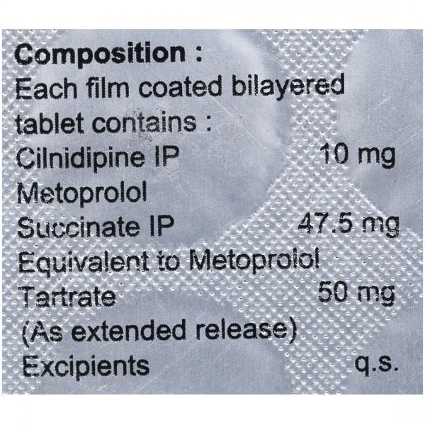 Cilamet XL 10/50 Tablet ER