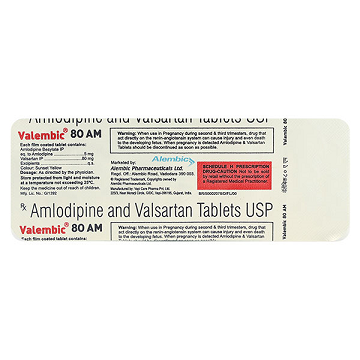 Valembic 80 AM Tablet