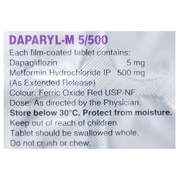 Daparyl M 5Mg/500Mg Tablet ER