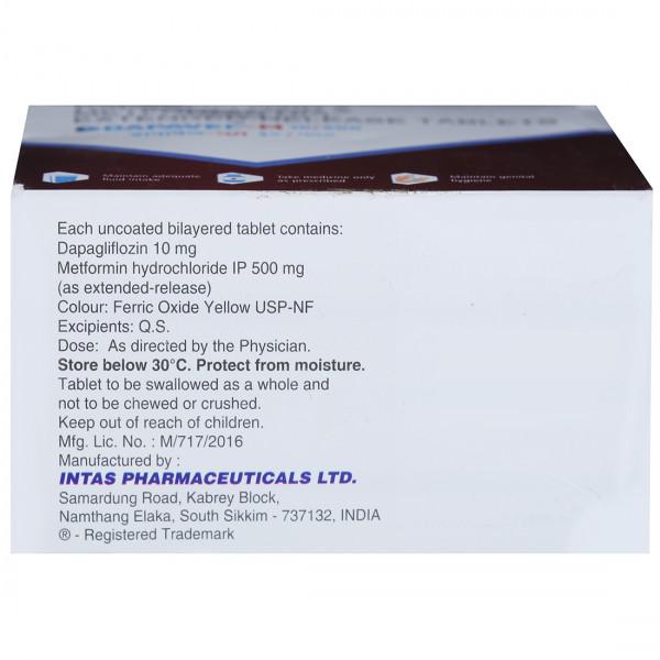 Dapavel M 10/500 Tablet ER