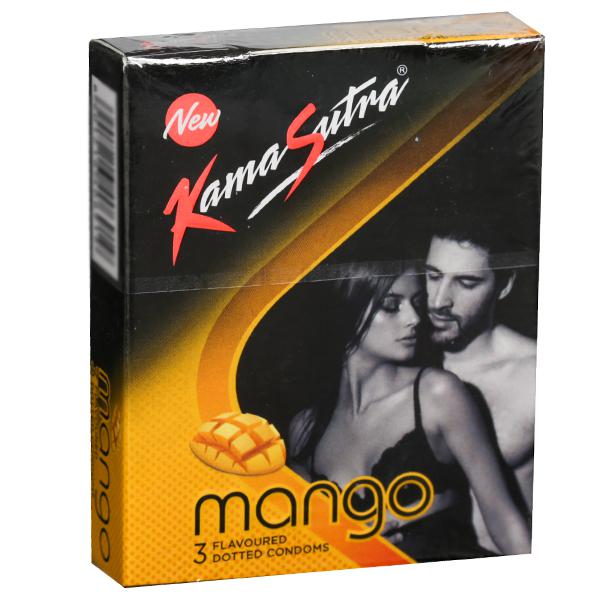 KamaSutra Dotted Condom Mango (3 Condom)