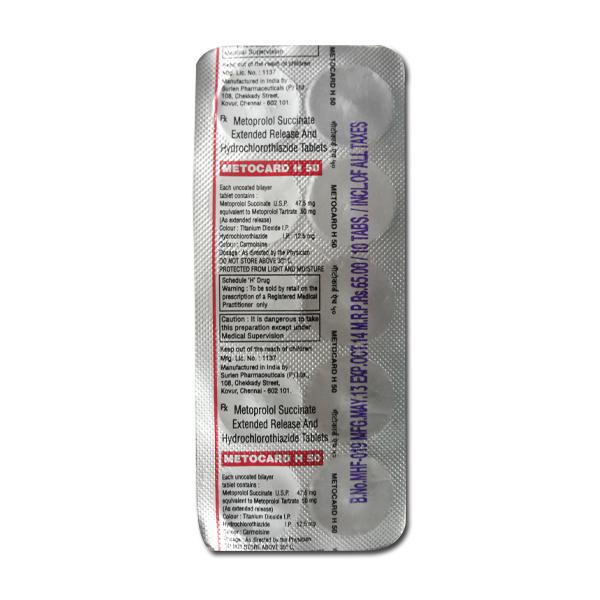Metocard H 50 Tablet ER