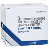 Zoryl M 3 Forte Tablet PR (15 Tablet)