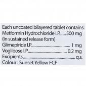 Zoryl MV 1 Tablet SR (15 Tablet)