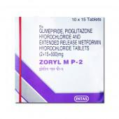 Zoryl MP 2 Tablet ER (15 Tablet)