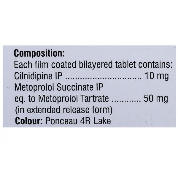 Cilacar M 10/50 Tablet