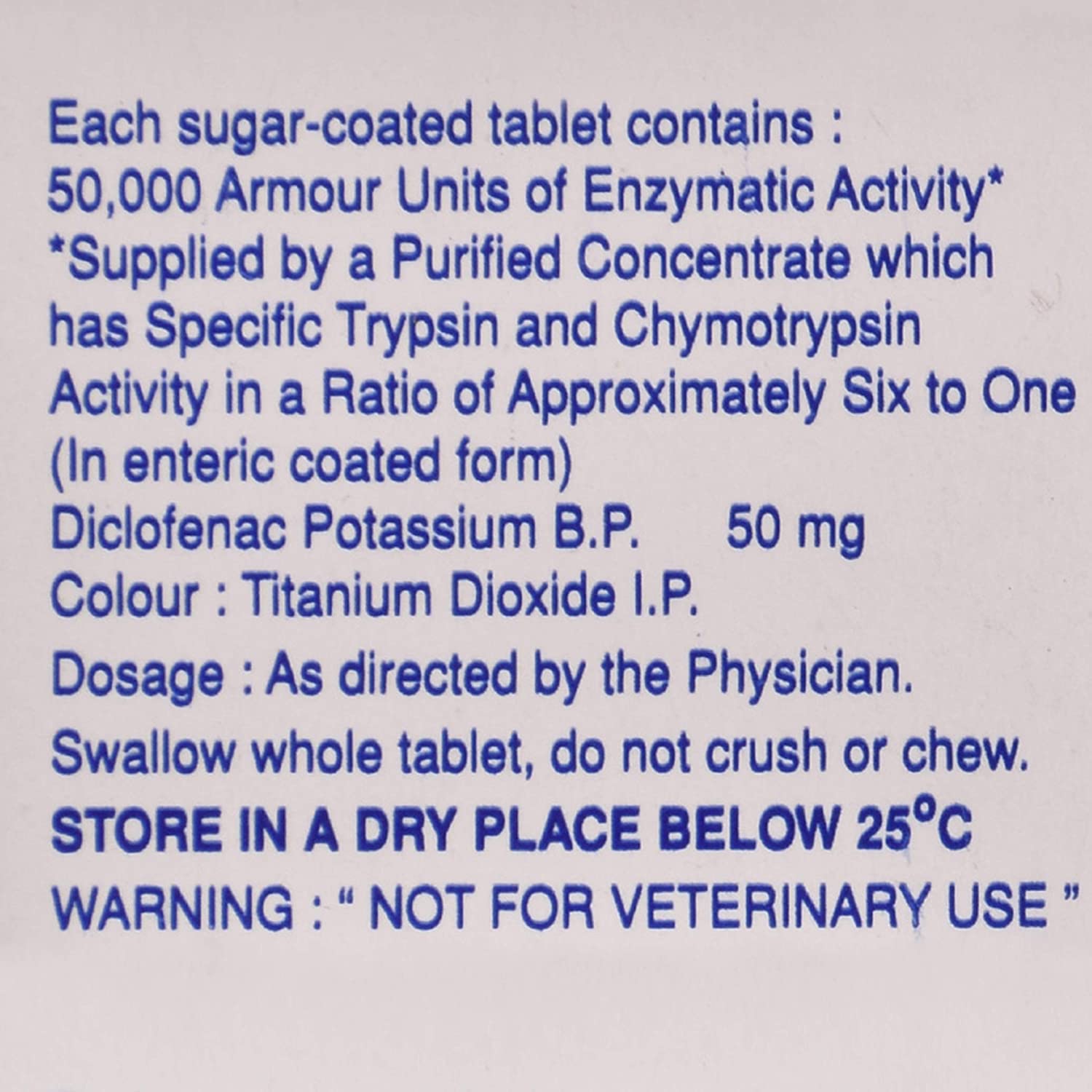 Chymoral Plus Tablet