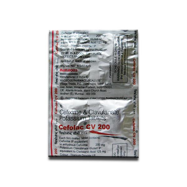 Cefolac CV 200 Tablet ( 4 Tablet )