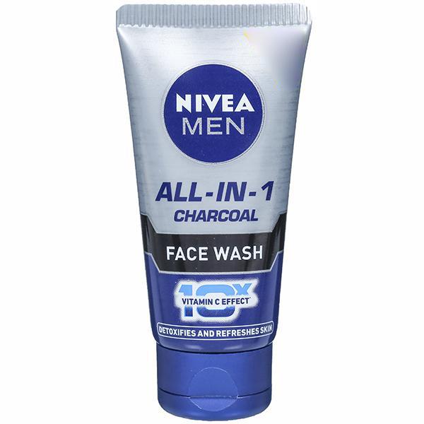Nivea Men All-In-1 Charcoal Vitamin C Effect Face Wash