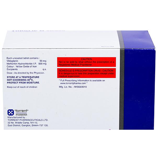 Torglip M 50/500 Tablet