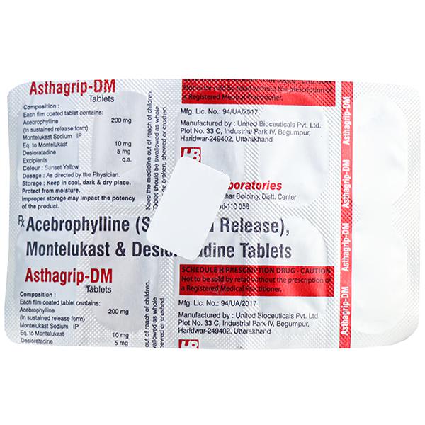 Asthagrip DM Tablet