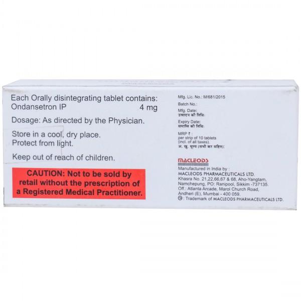 Ondamac 4Mg Tablet MD