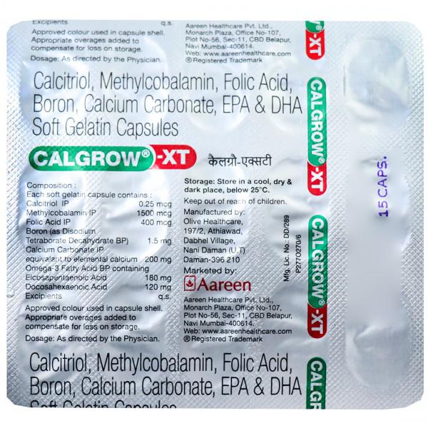 Calgrow XT Soft Gelatin Capsule