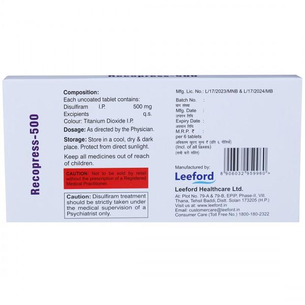 Recopress 500Mg Tablet