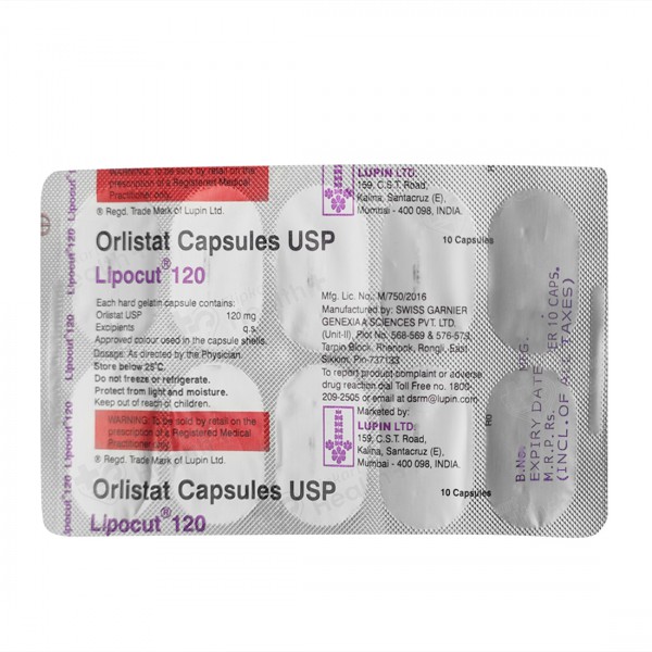 Lipocut 120 Capsule