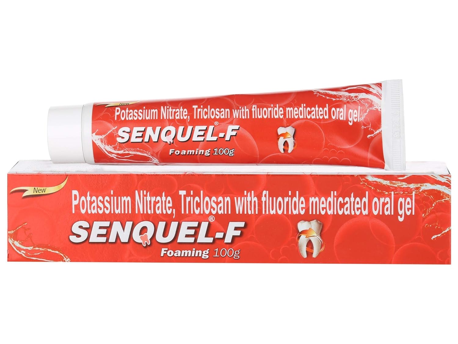 Senquel F Foaming Medicated Oral Gel (100Gm)