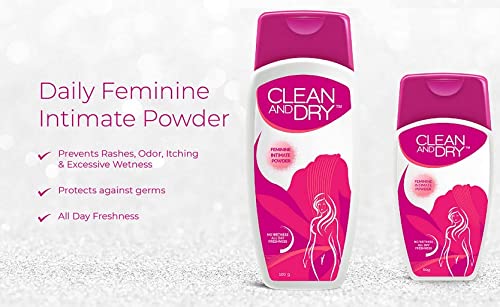 Clean and Dry Feminine Intimate Powder