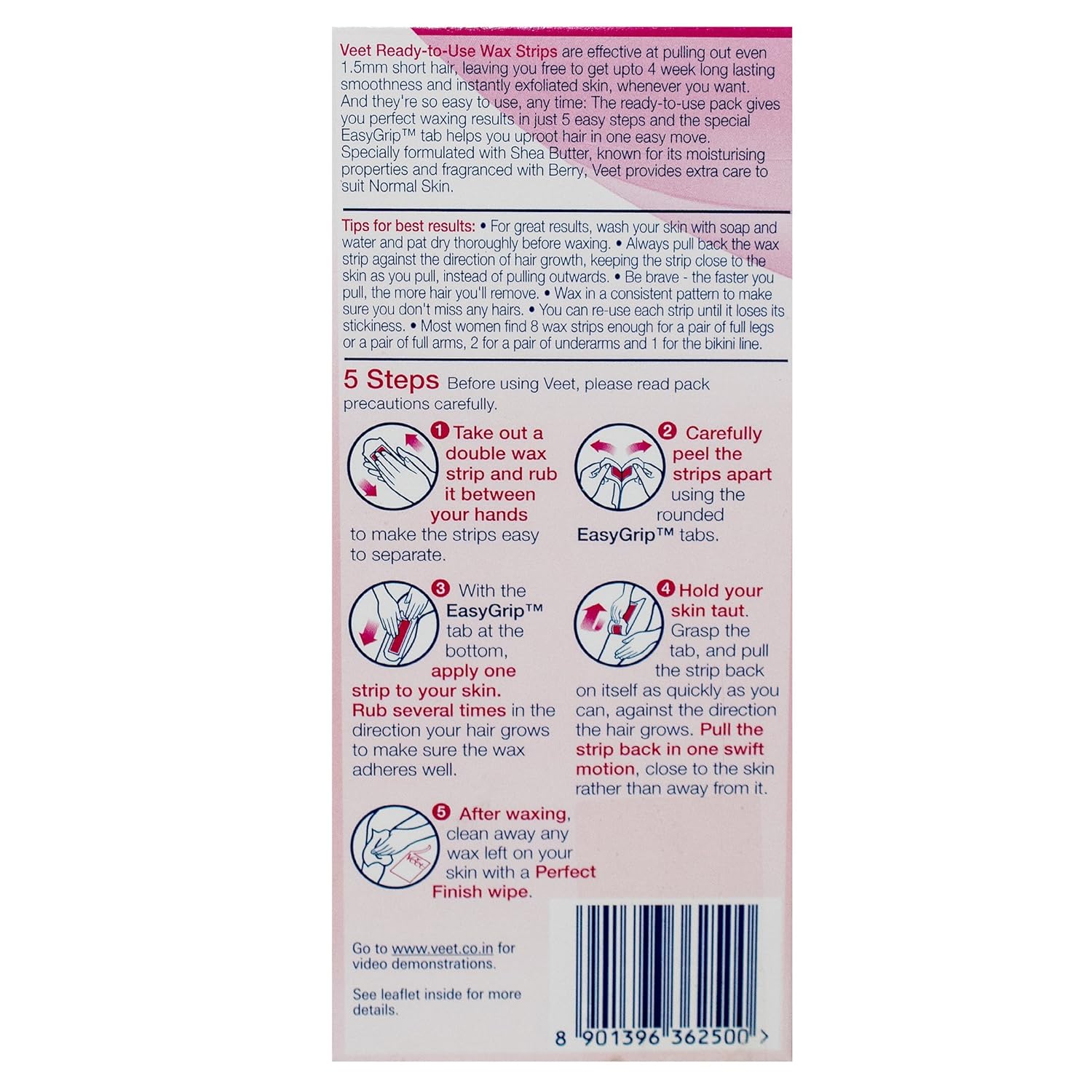 Veet Full Body Waxing Kit for Normal Skin