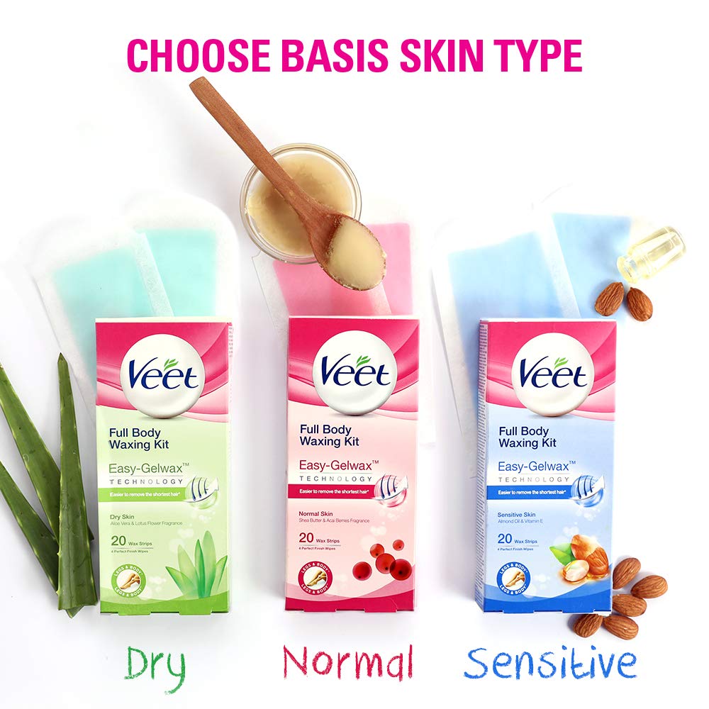 Veet Full Body Waxing Kit for Normal Skin
