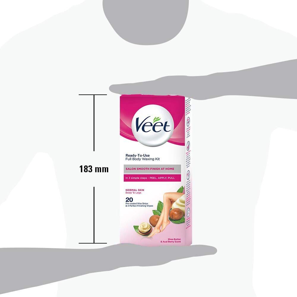 Veet Full Body Waxing Kit for Normal Skin