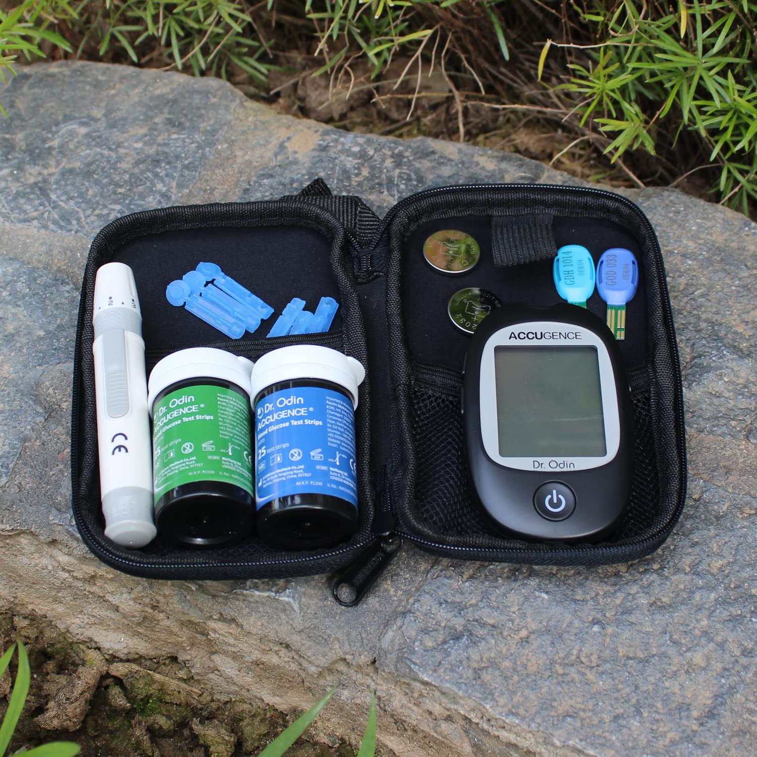 Dr. Odin PM-900 Accugence Multi monitoring Glucose Meter Kit Black