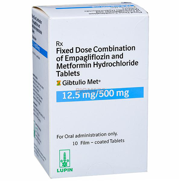 Gibtulio Met 12.5Mg/500Mg Tablet