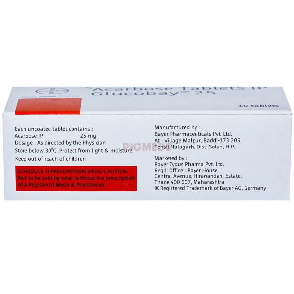 Glucobay M 25 Tablet