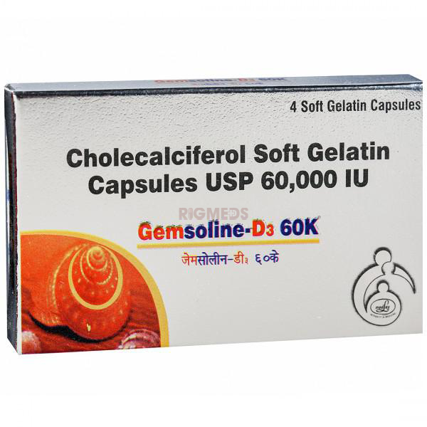 Gemsoline D3 60K Capsule