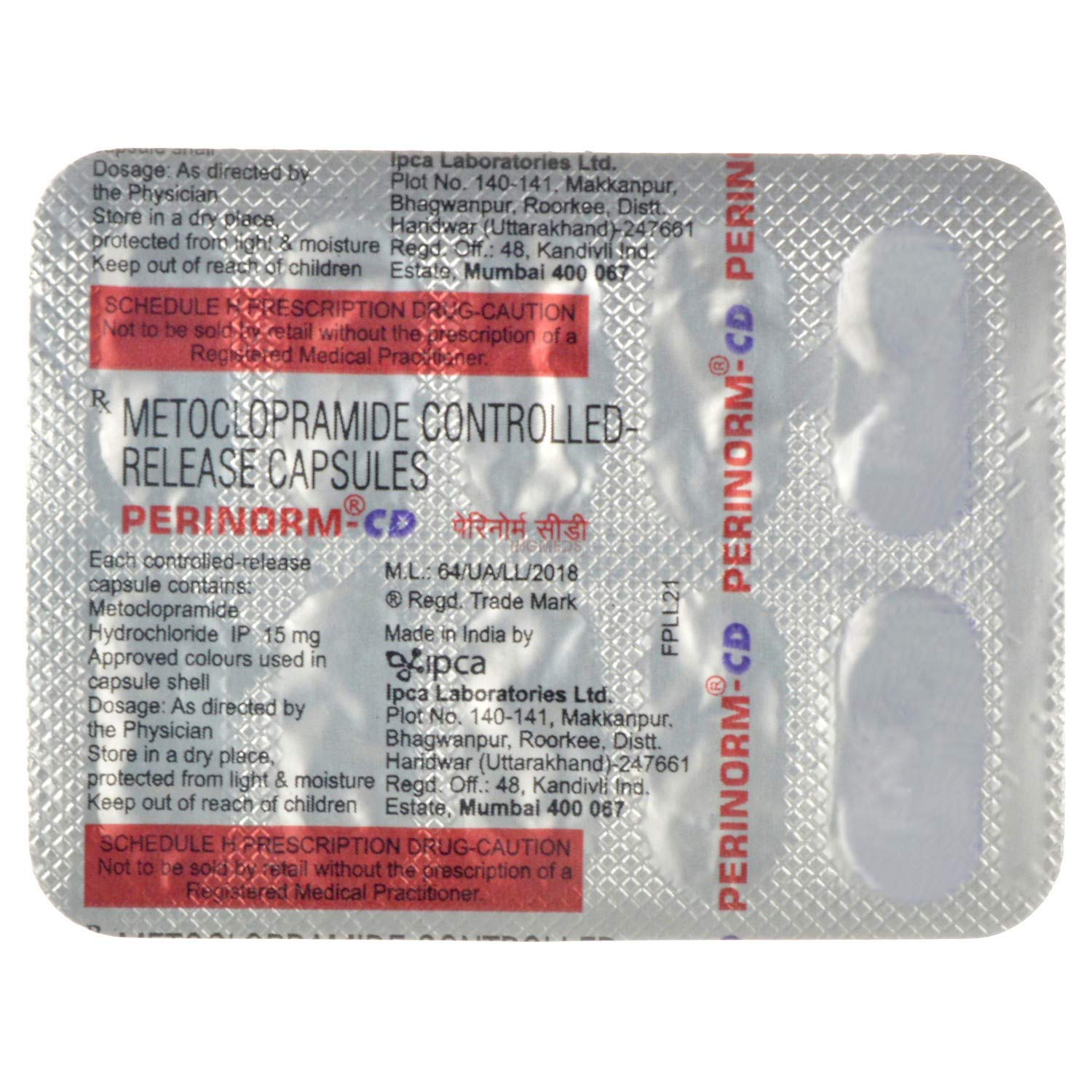 Perinorm CD Capsule CR