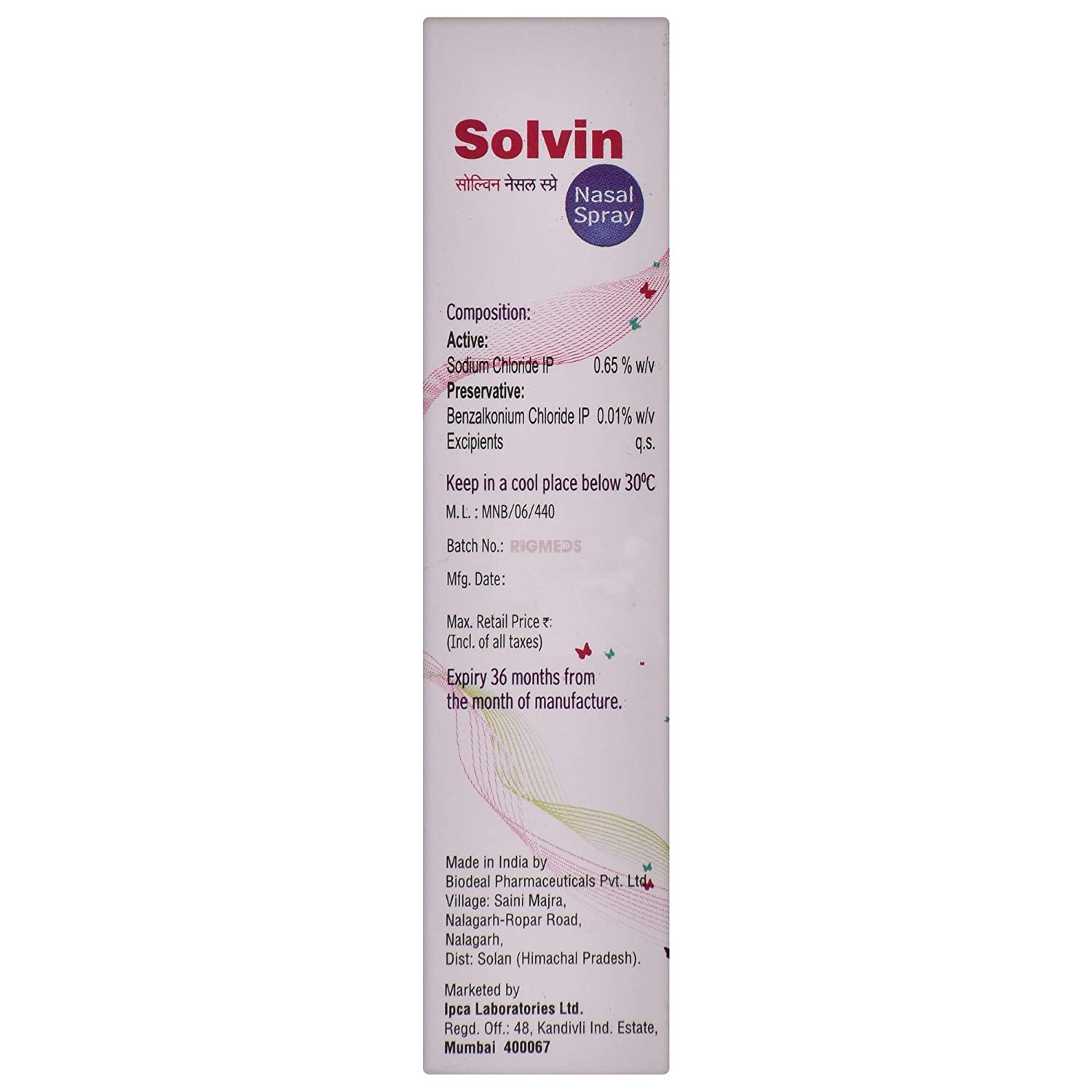 Solvin Nasal Spray