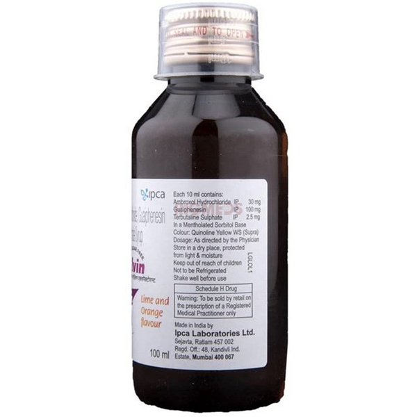 M Solvin Expectorant Lime and Orange Sugar Free