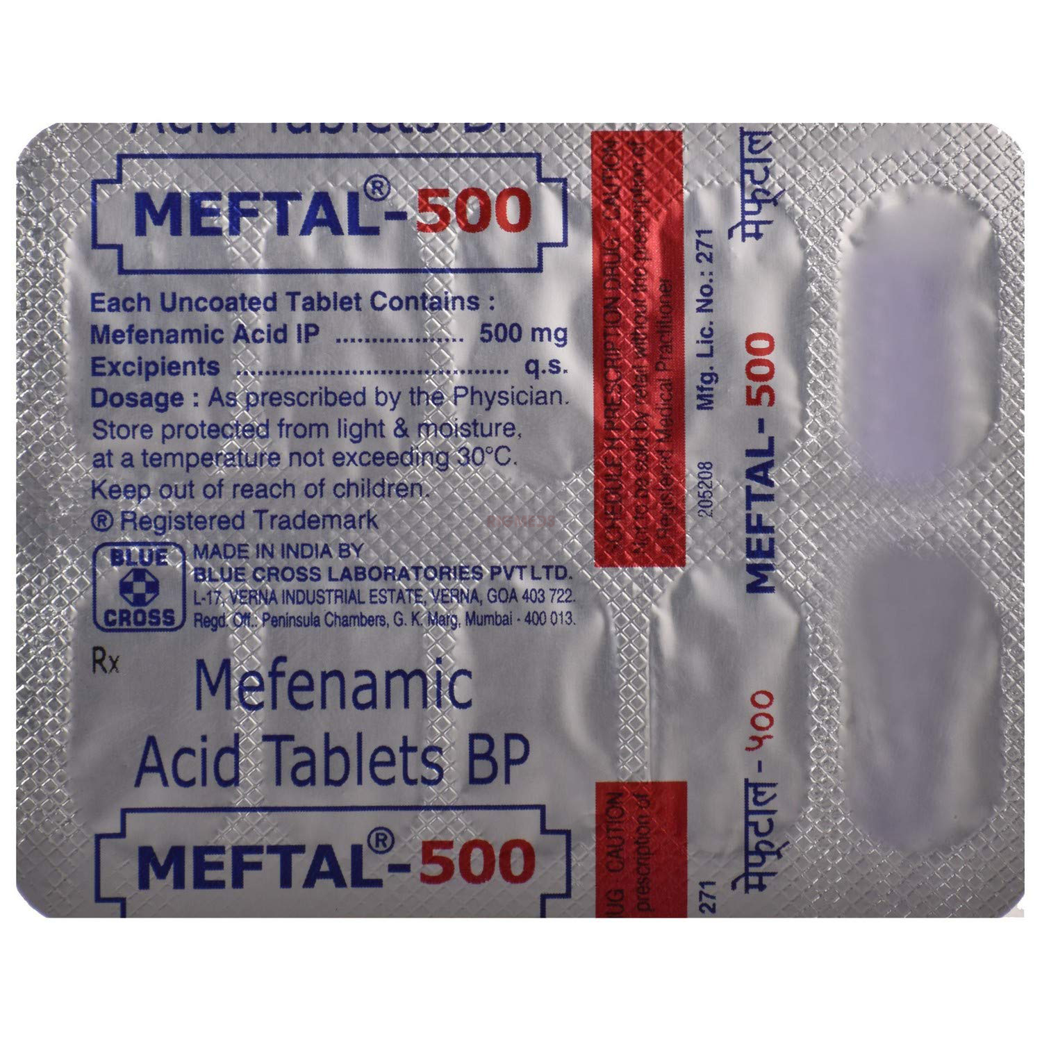 Meftal 500 Tablet