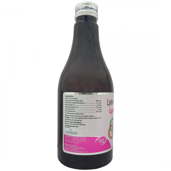 Lysatone Plus Syrup Sugar Free (300ml)