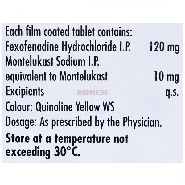 Monti-FX 10Mg/120Mg Tablet
