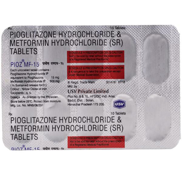 Pioz MF 15 Tablet SR
