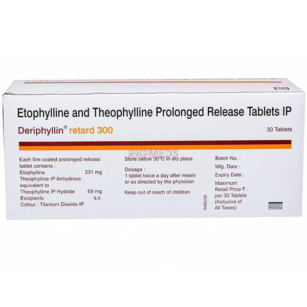 Deriphyllin Retard 300 Tablet PR