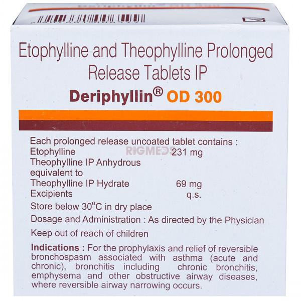 Deriphyllin OD 300 Tablet PR