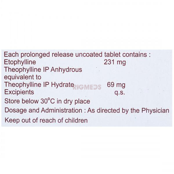 Deriphyllin OD 300 Tablet PR