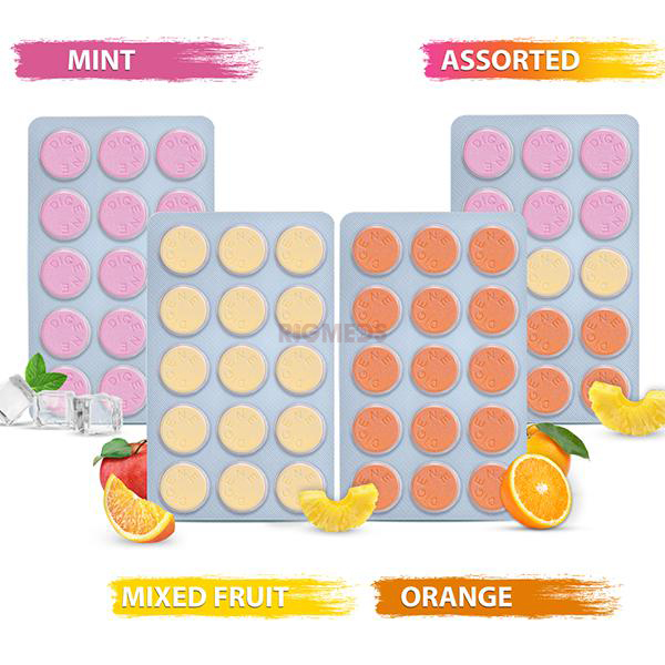 Digene Acidity & Gas Relief Tablet Orange