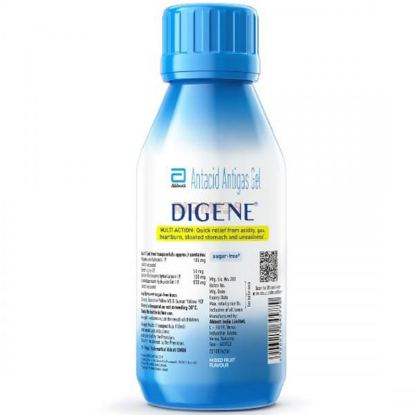Digene Acidity & Gas Relief Gel Mixed Fruit (200ml)